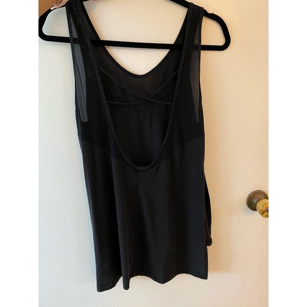POPFLEX Black Mesh Tank Top - Picture 6 of 10